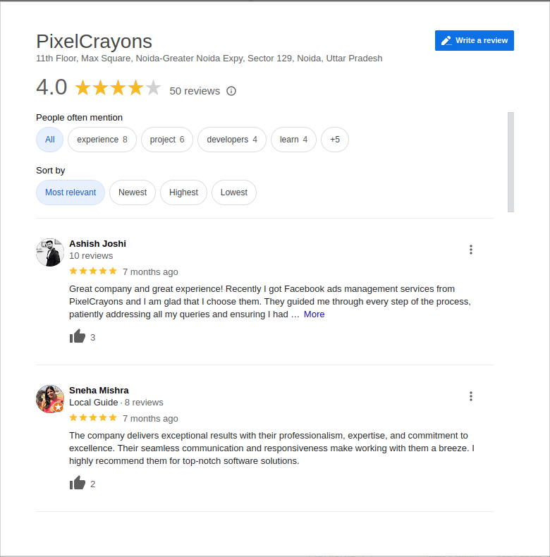 Customer Reviews Pixelcrayons